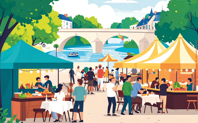 Illustration de l'événement : Les Berges Gourmandes