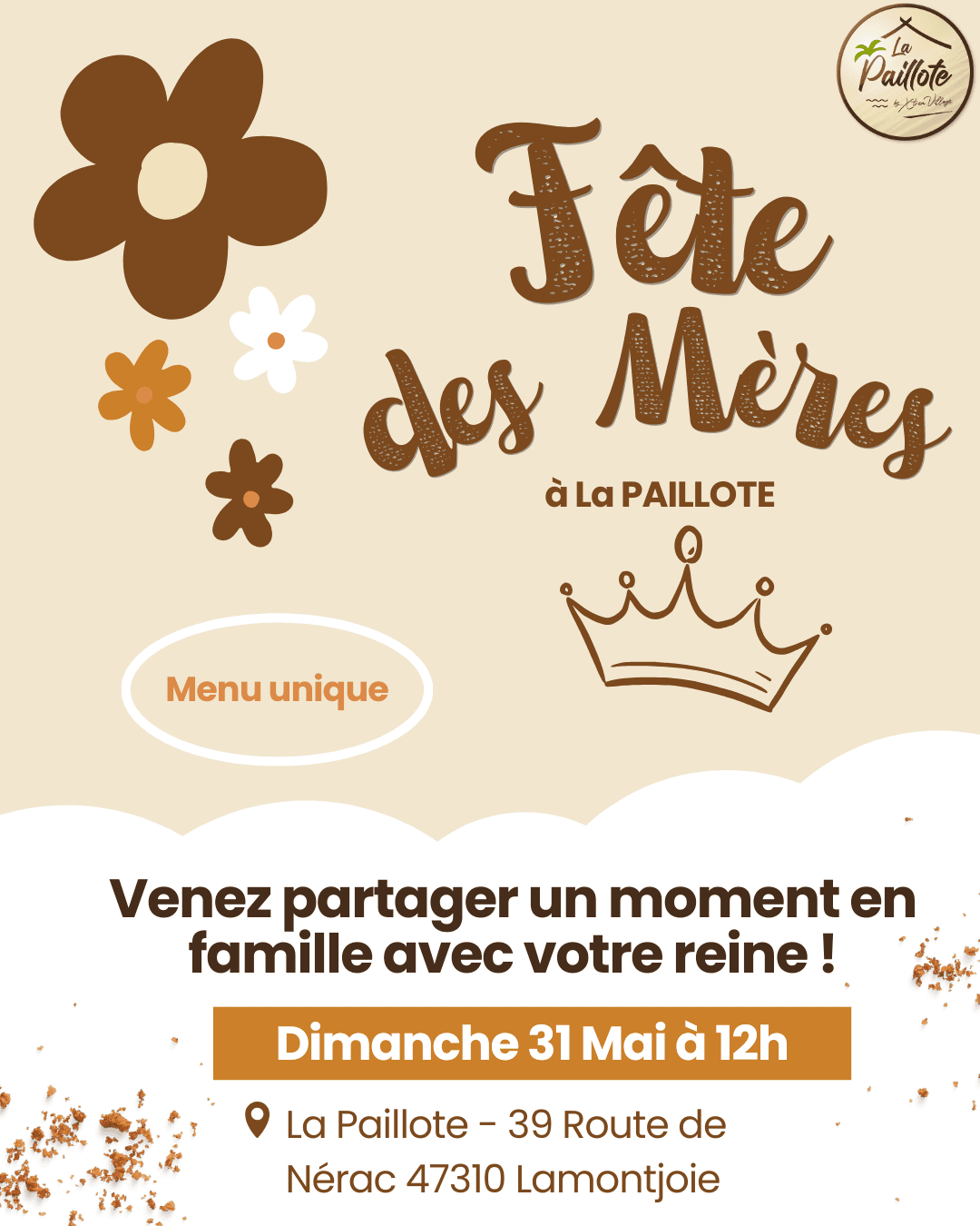 Illustration de l'événement : CAMPING X'TREM Village : Repas fête des mères