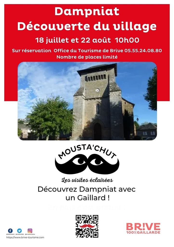 Illustration de l'événement : MOUSTA'CHUT: Visite à la découverte de Dampniat