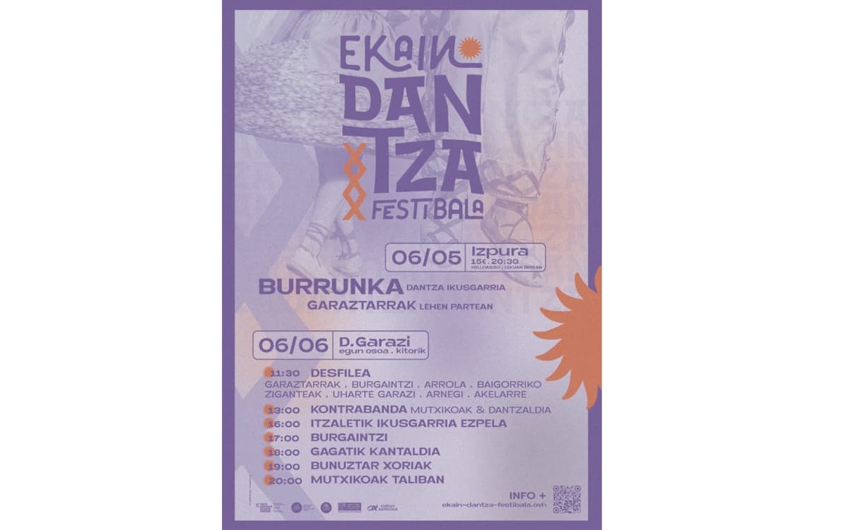 Illustration de l'événement : Festival de danse basque : Ekain dantza festibala