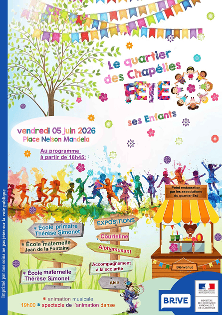 Illustration de l'événement : Le quartier des Chapélies fête ses enfants (Place Nelson Mandela)