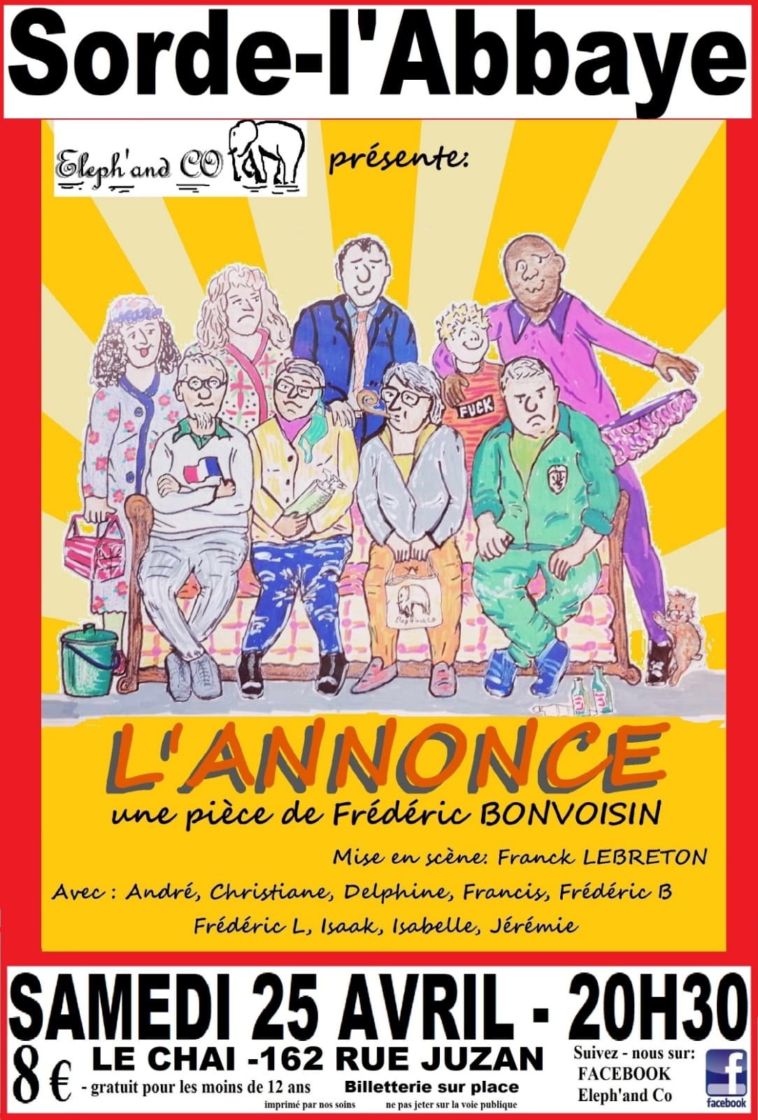 Illustration de l'événement : Théâtre: L’annonce