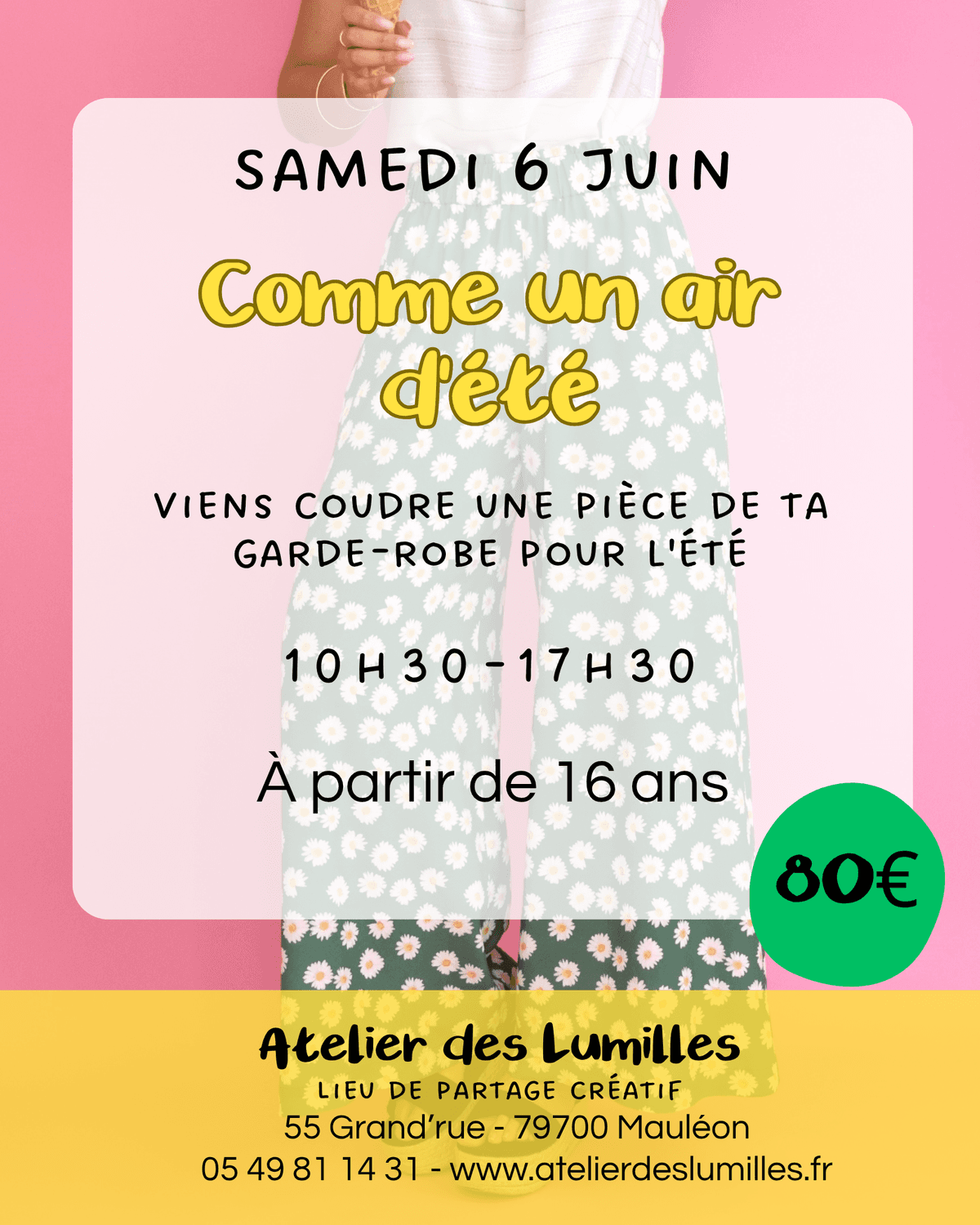 Illustration de l'événement : Atelier - Garde robe d'été