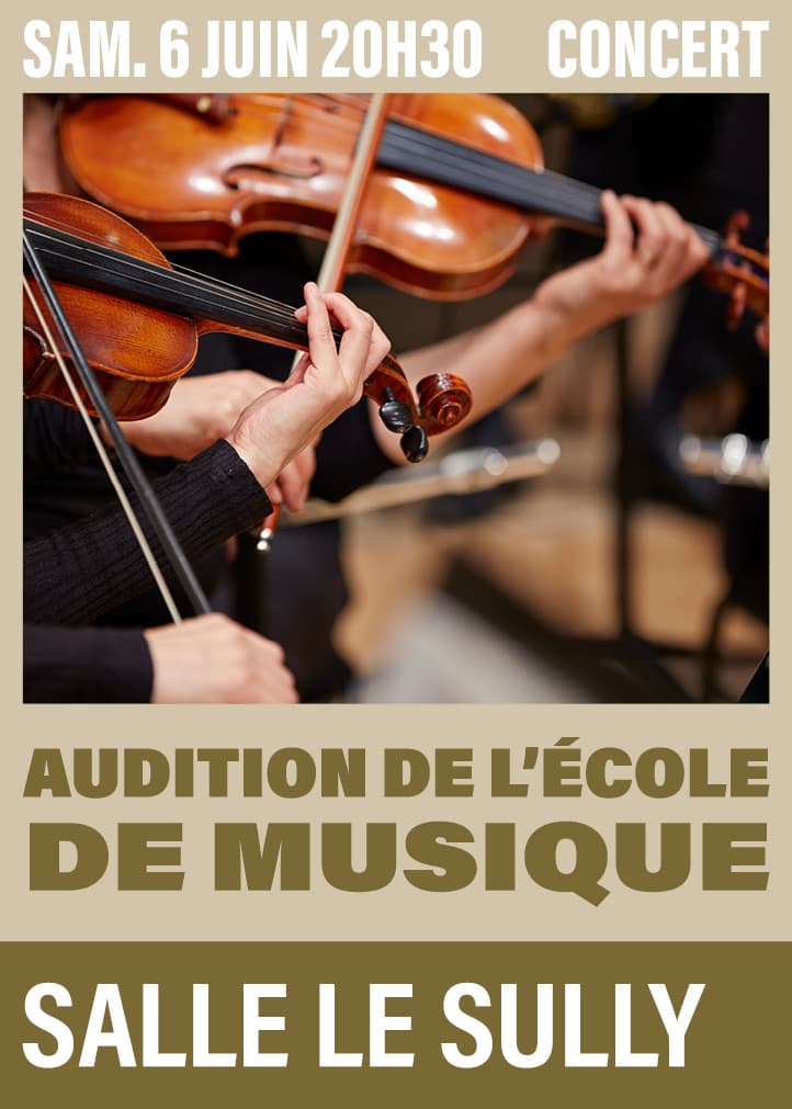 Illustration de l'événement : Audition de l’École de musique