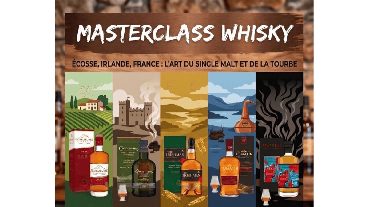 Illustration de l'événement : Master Class Whisky - L'Esprit des Vins de La Brède
