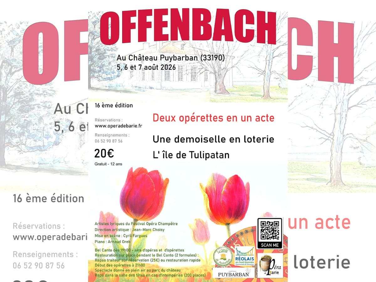 Illustration de l'événement : Opéra de Barie : Offenbach
