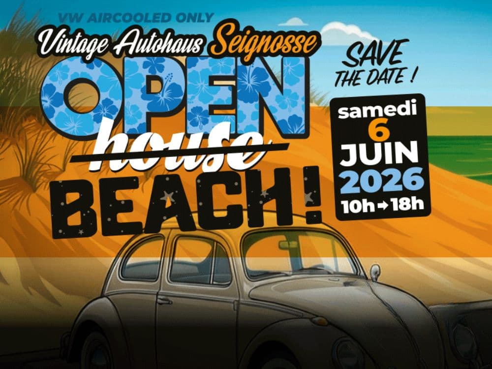 Illustration de l'événement : Open Beach Vintage Autohaus Seignosse