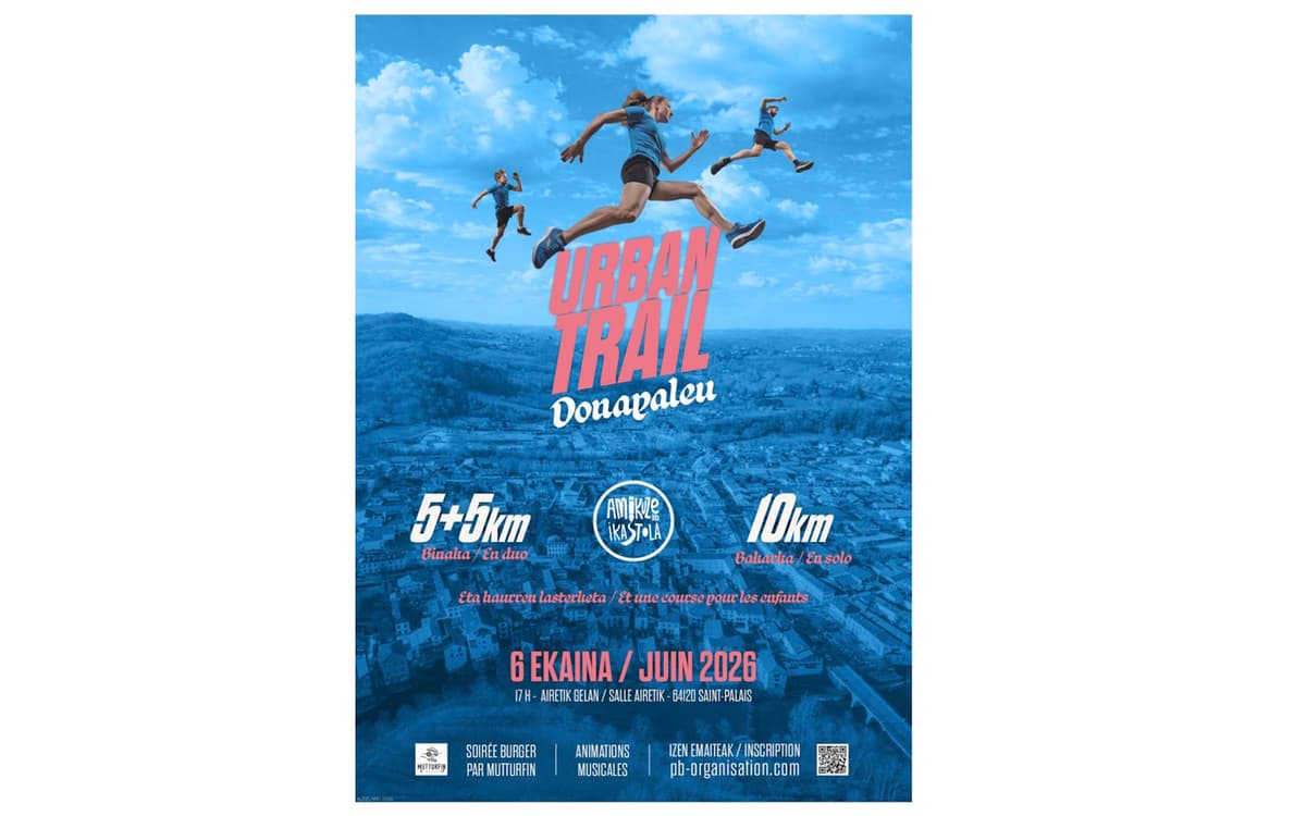 Illustration de l'événement : Urban Trail Donapaleu - course, soirée burger et animations musicales