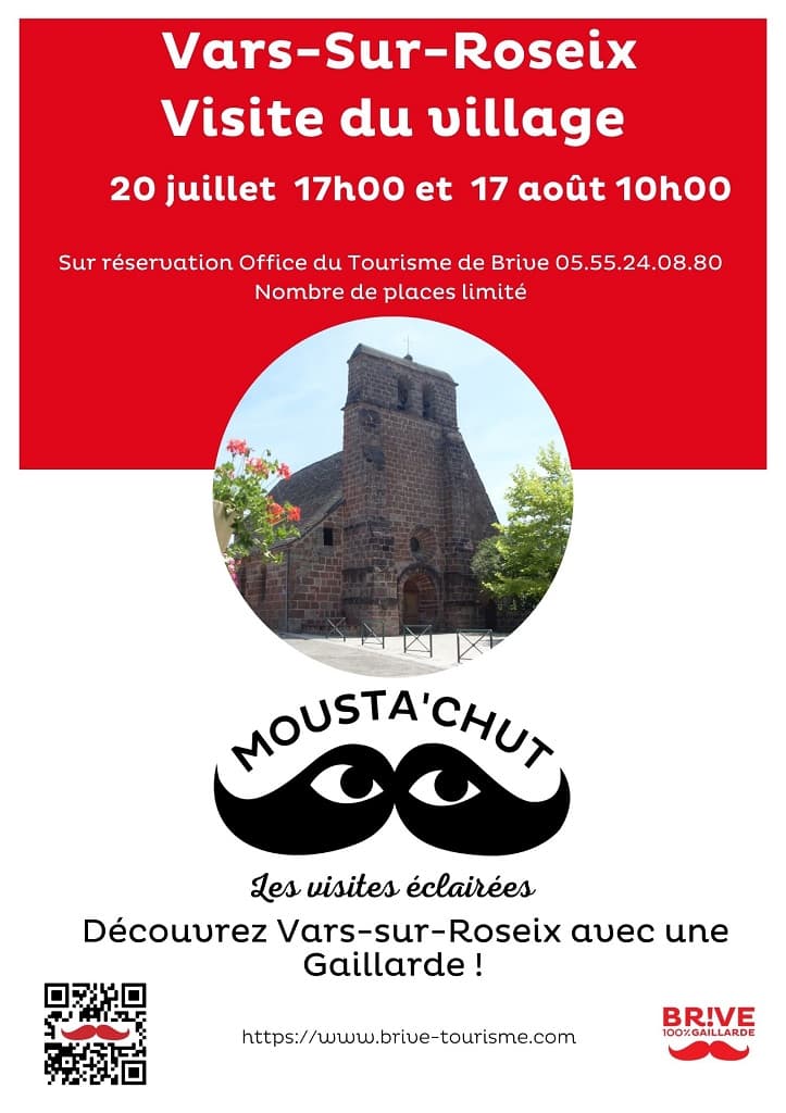 Illustration de l'événement : Les Mousta'chut : les visites éclairées, découverte de Vars-sur-Roseix