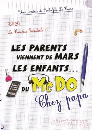 Illustration de l'événement : L'Atelier des Artistes : Les parents viennent de Mars les enfants ...du MC DO