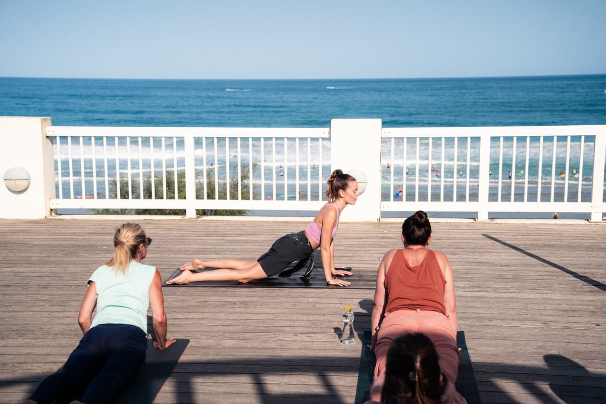 Illustration de l'événement : Yoga face à l'océan
