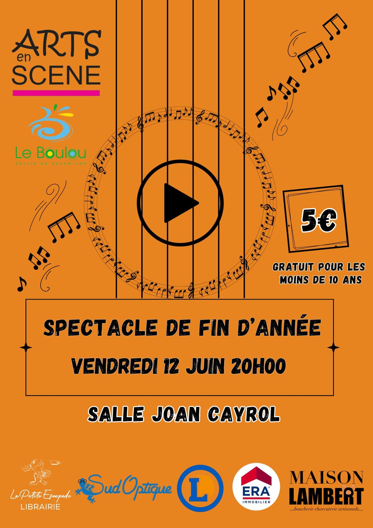 Illustration de l'événement : SPECTACLE DE FIN D'ANNÉE - ARTS EN SCÈNE