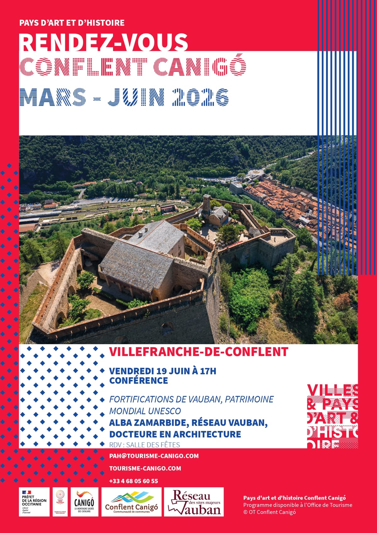 Illustration de l'événement : RENDEZ-VOUS PAYS D'ART ET D'HISTOIRE CONFÉRENCE - FORTIFICATIONS DE VAUBAN, PATRIMOINE MONDIAL DE L'UNESCO