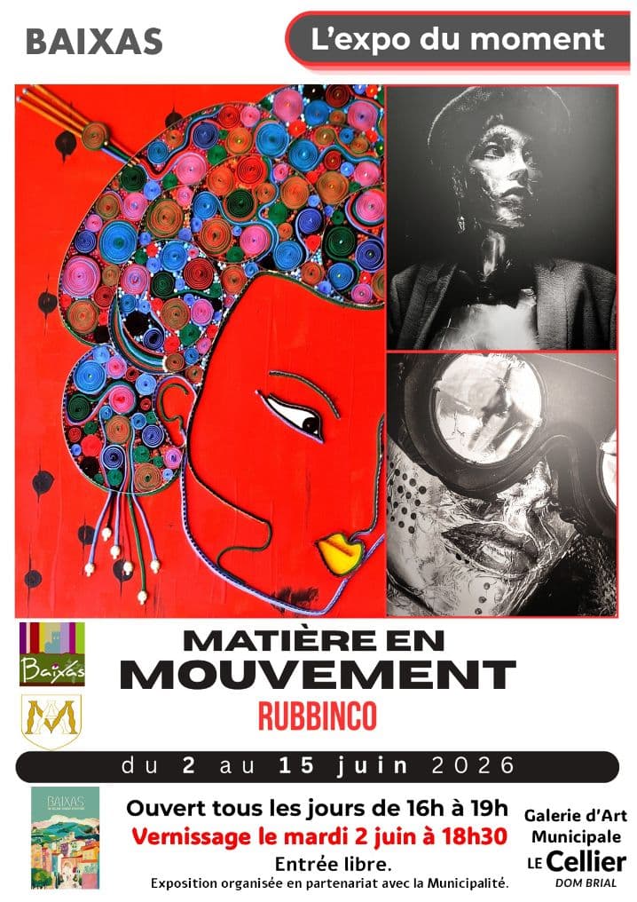 Illustration de l'événement : EXPOSITION MATIÈRE EN MOUVEMENT