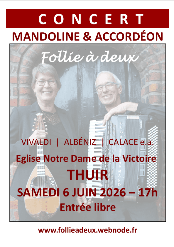 Illustration de l'événement : CONCERT MANDOLINE ET ACCORDÉON