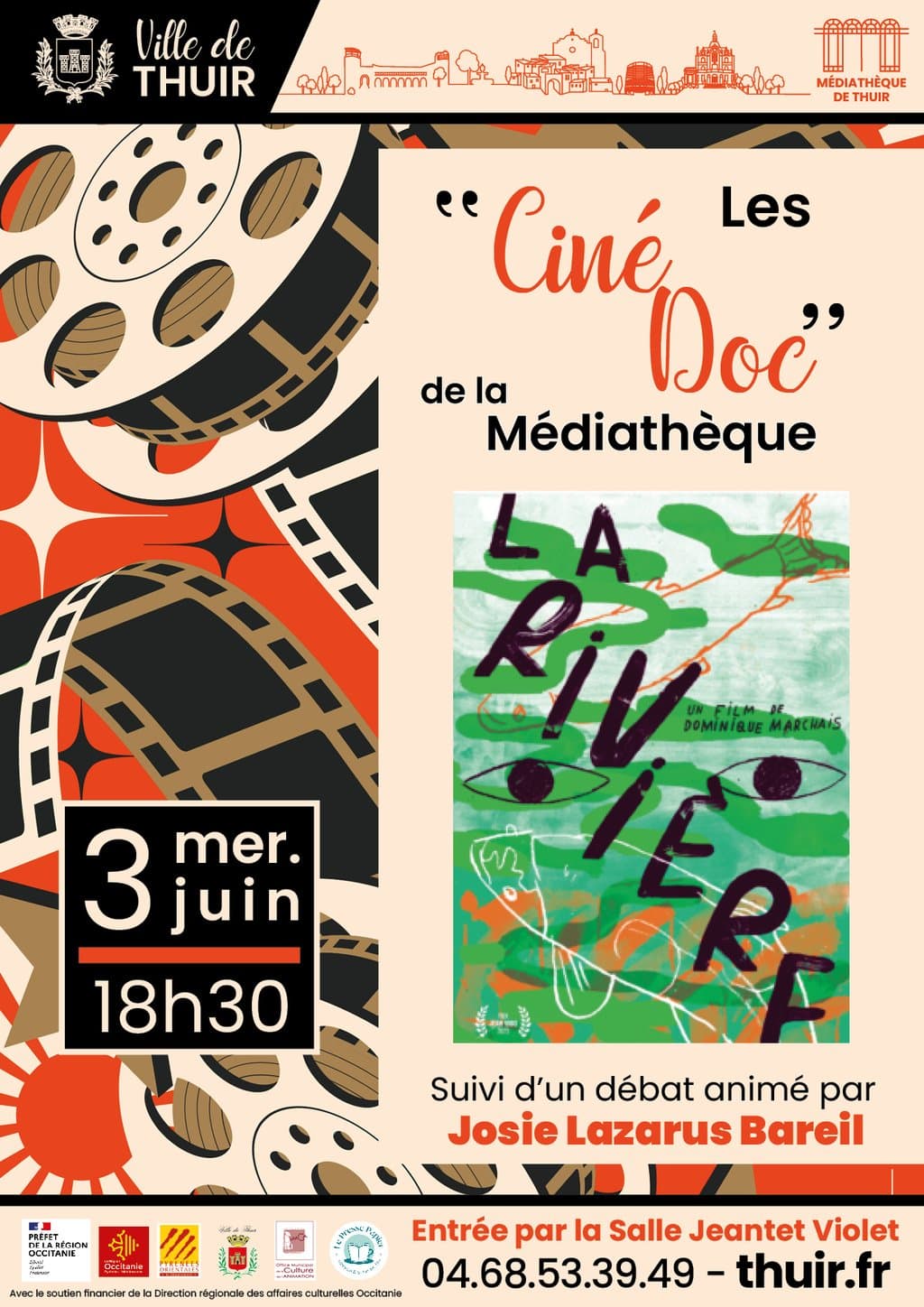 Illustration de l'événement : CINÉ DOC À LA MÉDIATHÈQUE DE THUIR