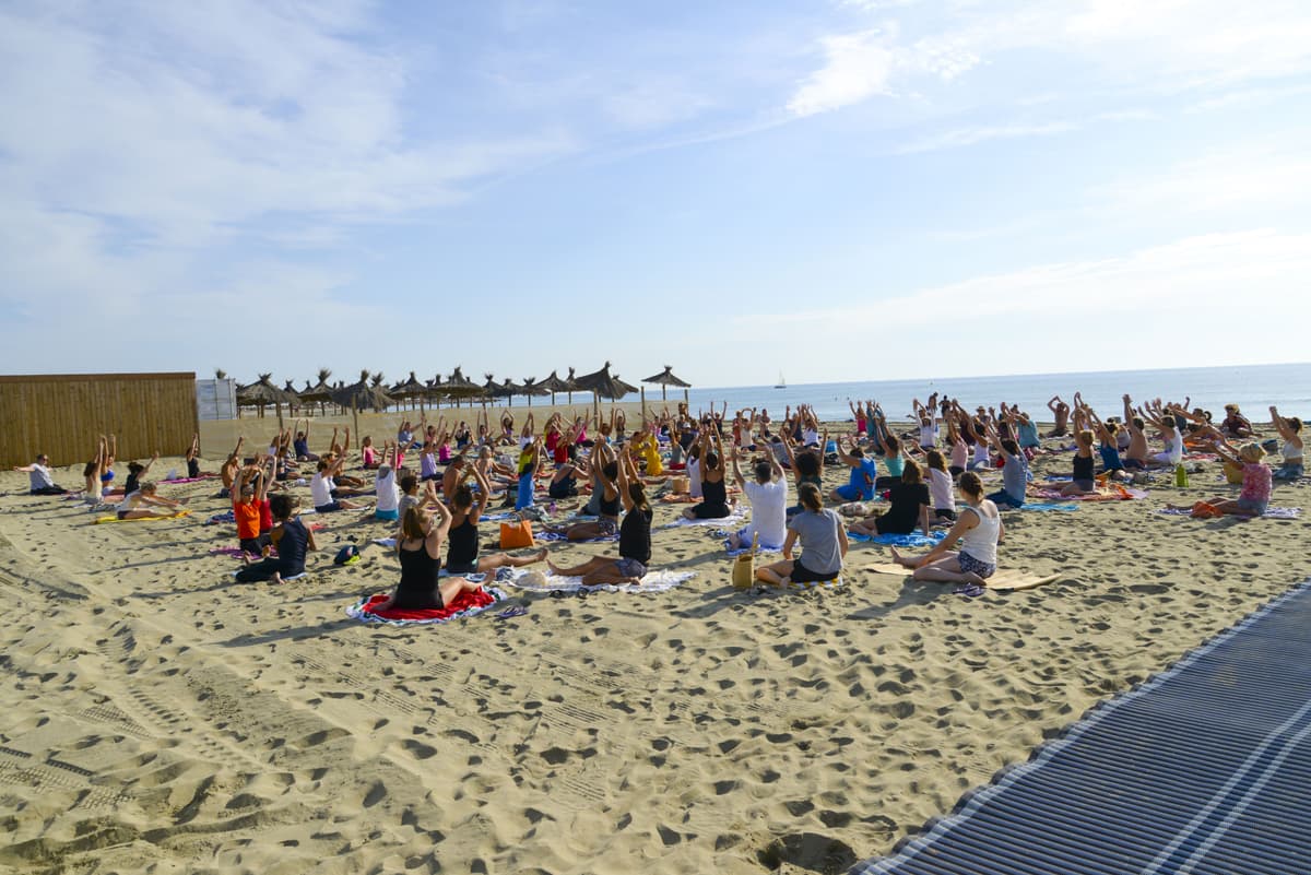 Illustration de l'événement : BEACH YOGA, PLAGE DU ROUSSILLON