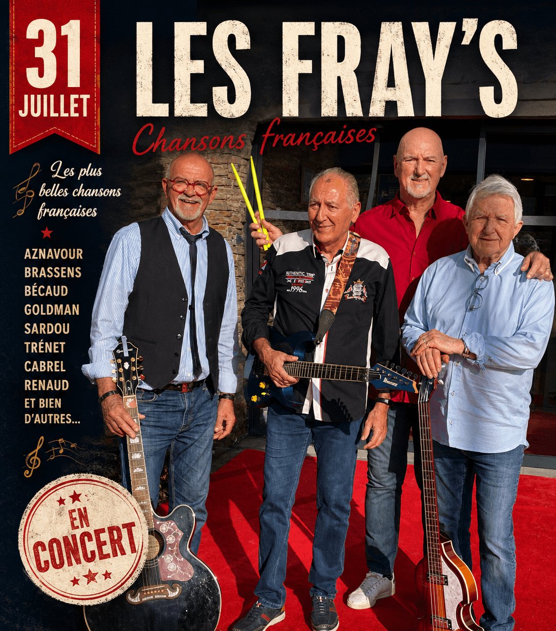 Illustration de l'événement : LES CONCERTS D'ÉTÉ À LA CASSA CARRÈRE - CONCERT LES FRAY’S