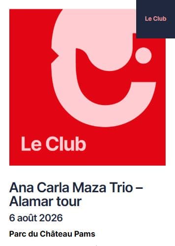 Illustration de l'événement : FESTIVAL PABLO CASALS: ANA CARLA MAZA TRIO ALAMAR TOUR