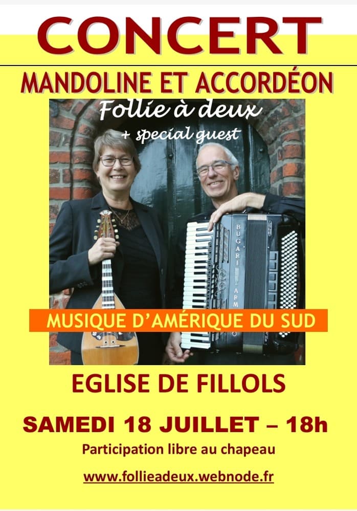 Illustration de l'événement : CONCERT MANDOLINE ET ACCORDÉON
