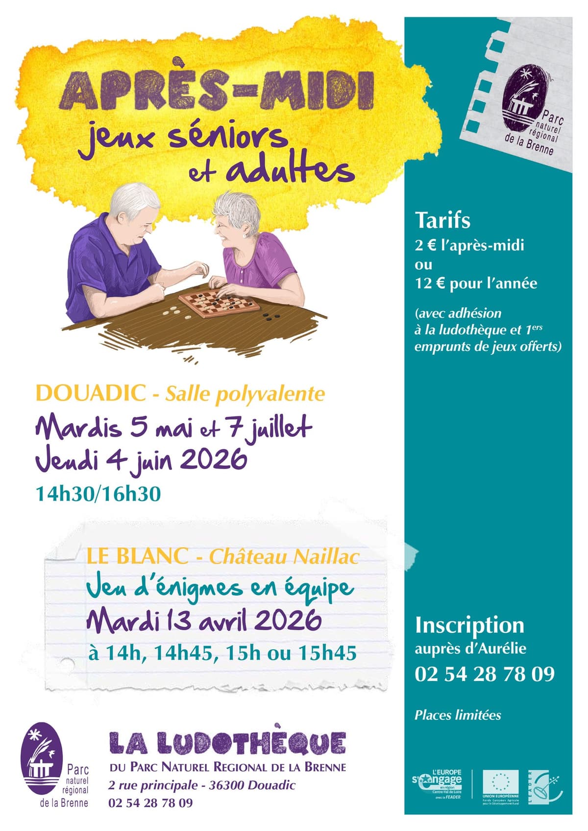Illustration de l'événement : Après-midi jeux seniors et adultes