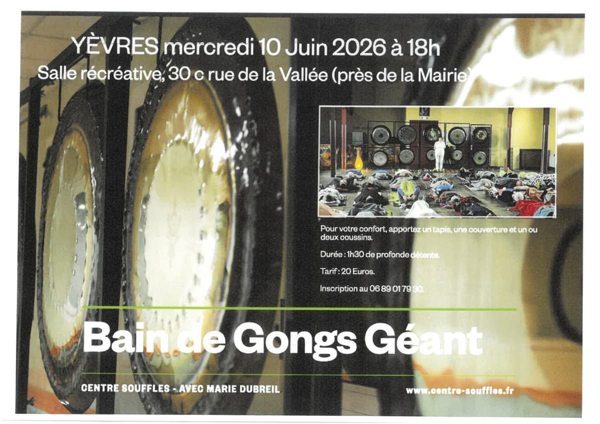 Illustration de l'événement : Bain de Gongs Géants