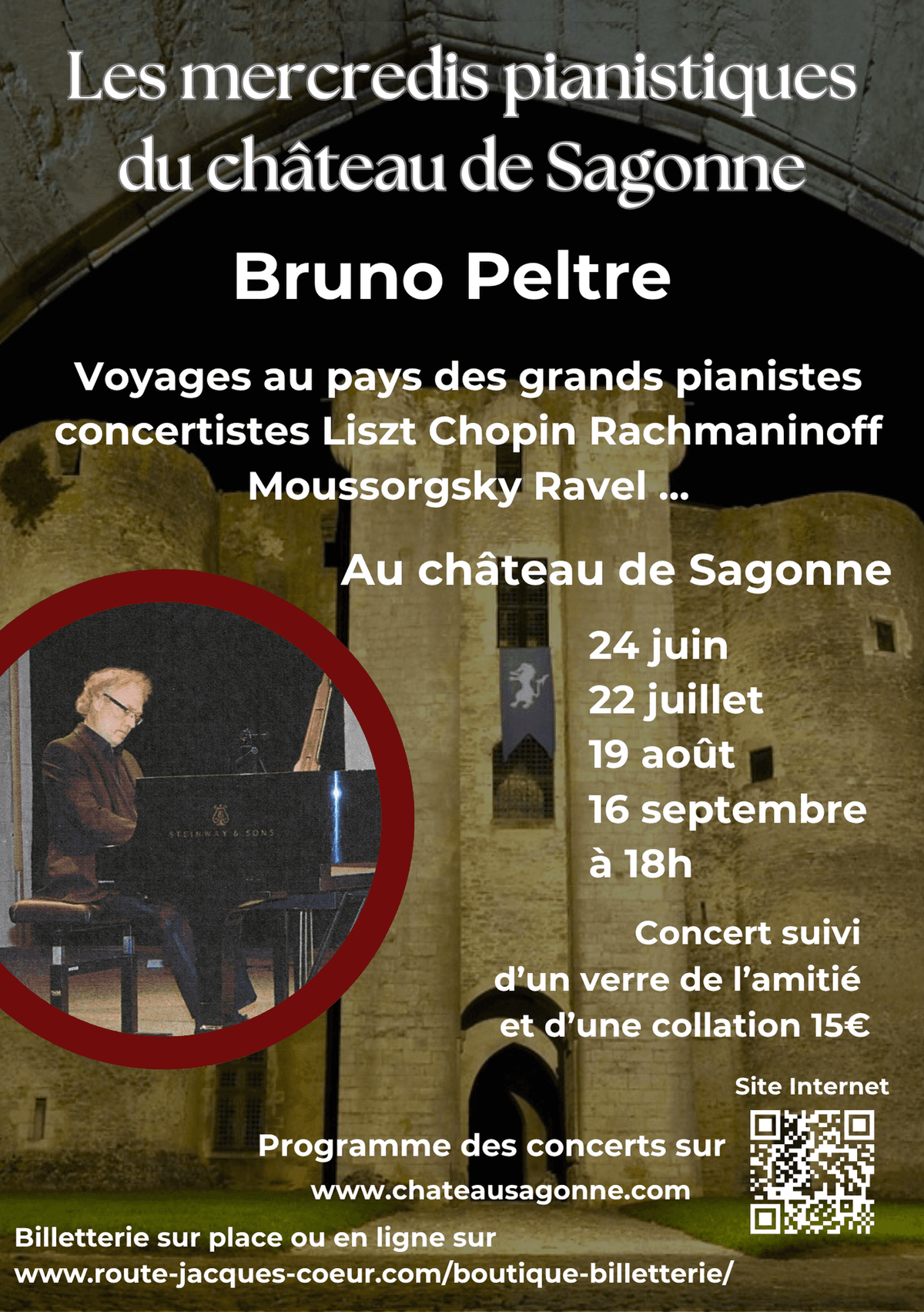 Illustration de l'événement : Mercredis pianistiques du château de Sagonne