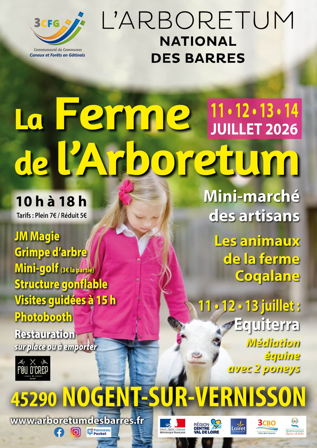 Illustration de l'événement : La Ferme de l'Arboretum - Arboretum des Barres