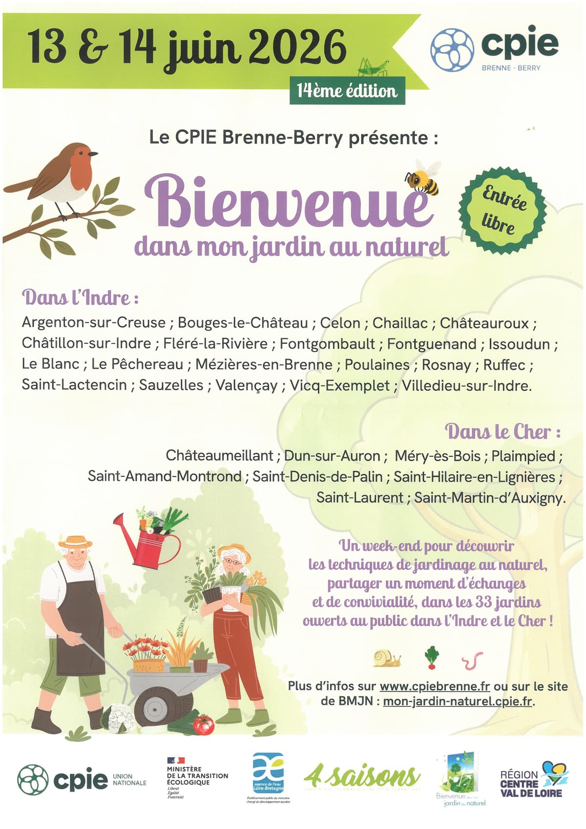 Illustration de l'événement : Bienvenue dans mon jardin au naturel - Saint-Amand-Montrond