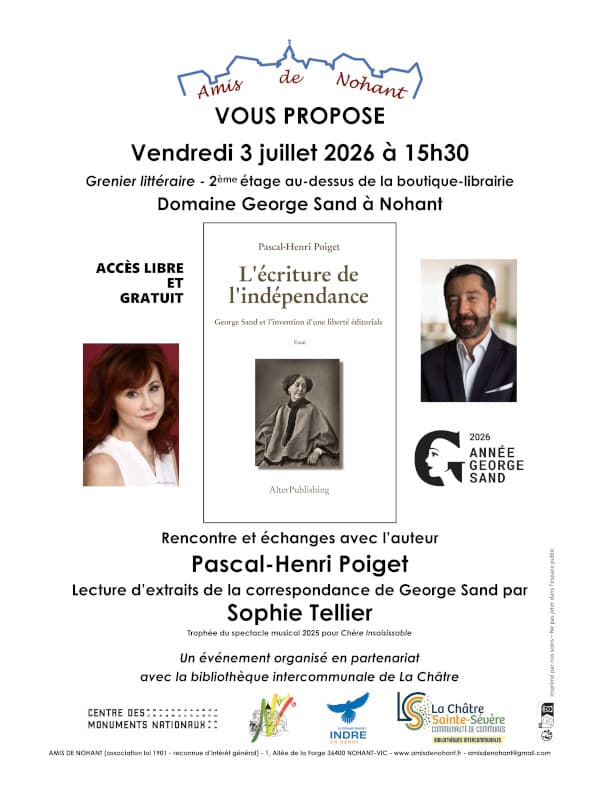 Illustration de l'événement : "George Sand – L’écriture de l’indépendance"