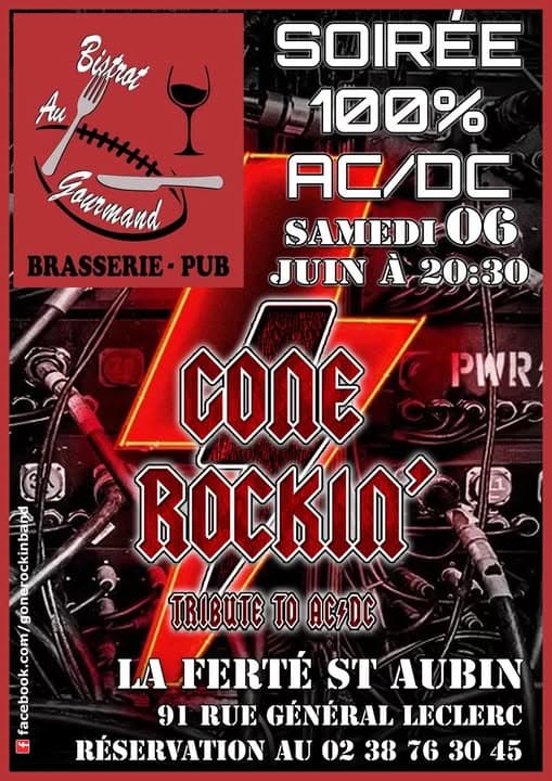 Illustration de l'événement : Concert • Soirée 100% AC/DC