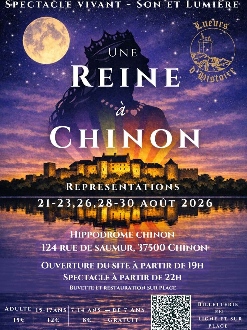 Illustration de l'événement : Spectacle vivant "Une reine à Chinon"