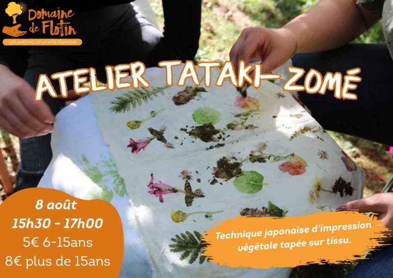 Illustration de l'événement : Atelier impression végétale Tataki-Zomé