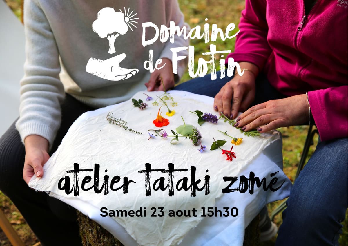 Illustration de l'événement : Atelier impression végétale Tataki-Zomé