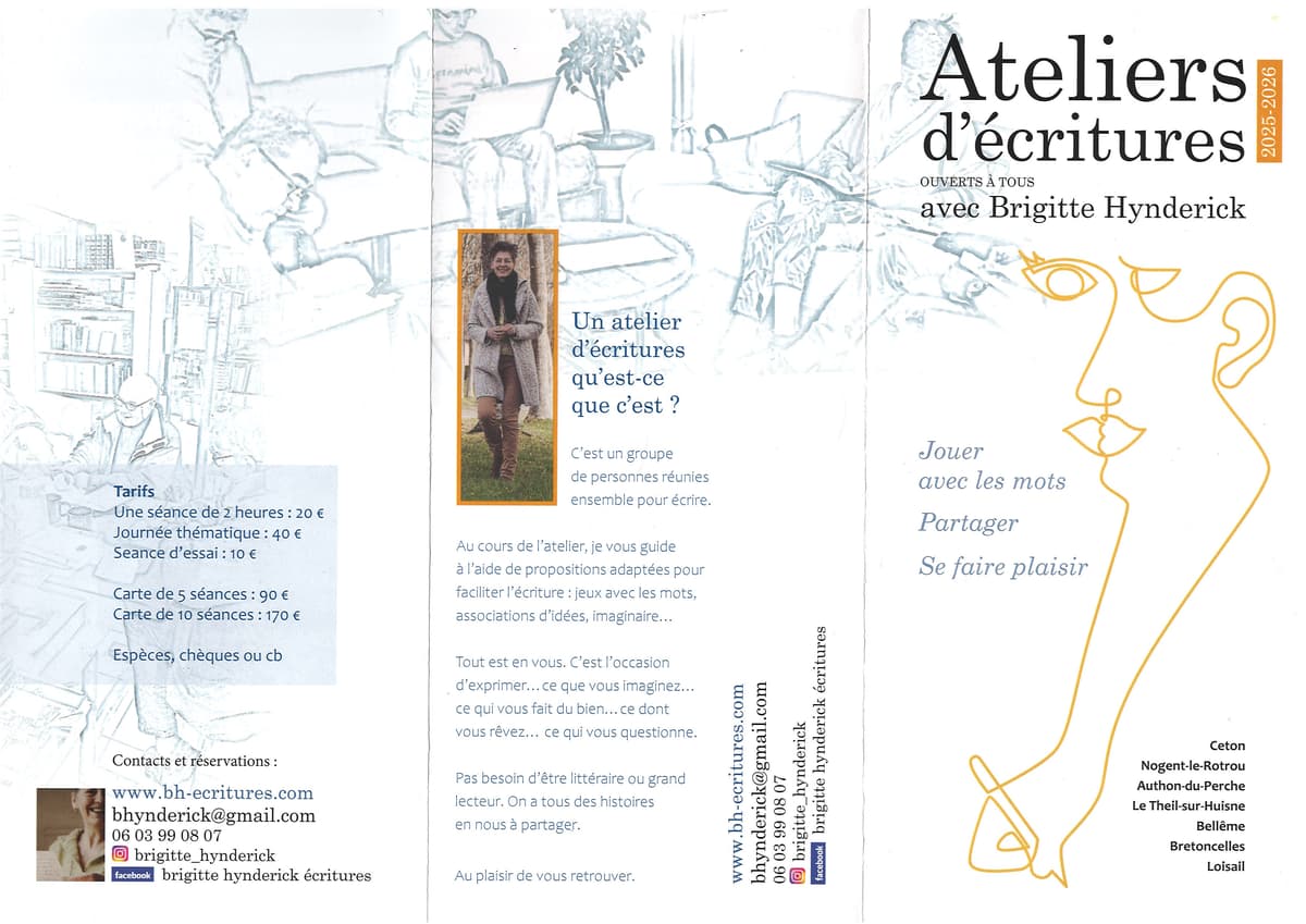 Illustration de l'événement : Ateliers écriture à la Librairie Livre au trésor