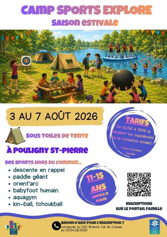 Illustration de l'événement : Camp Sport Explore (11-15 ans)