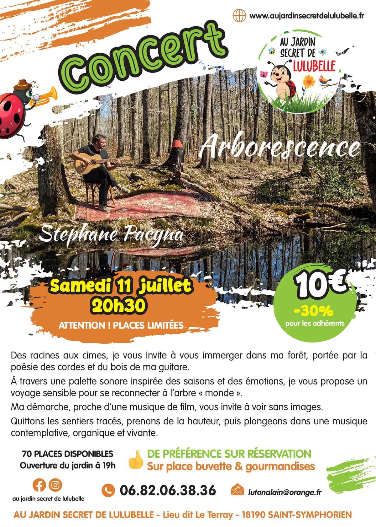 Illustration de l'événement : Concert "Arborescence" par Stéphane Pacyna