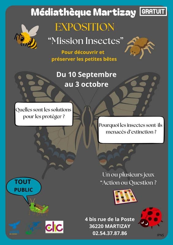 Illustration de l'événement : Exposition Mission Insectes