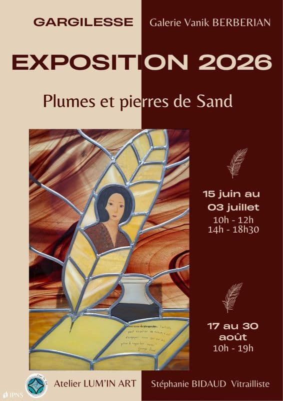 Illustration de l'événement : Exposition - "Plume et pierres de Sand "