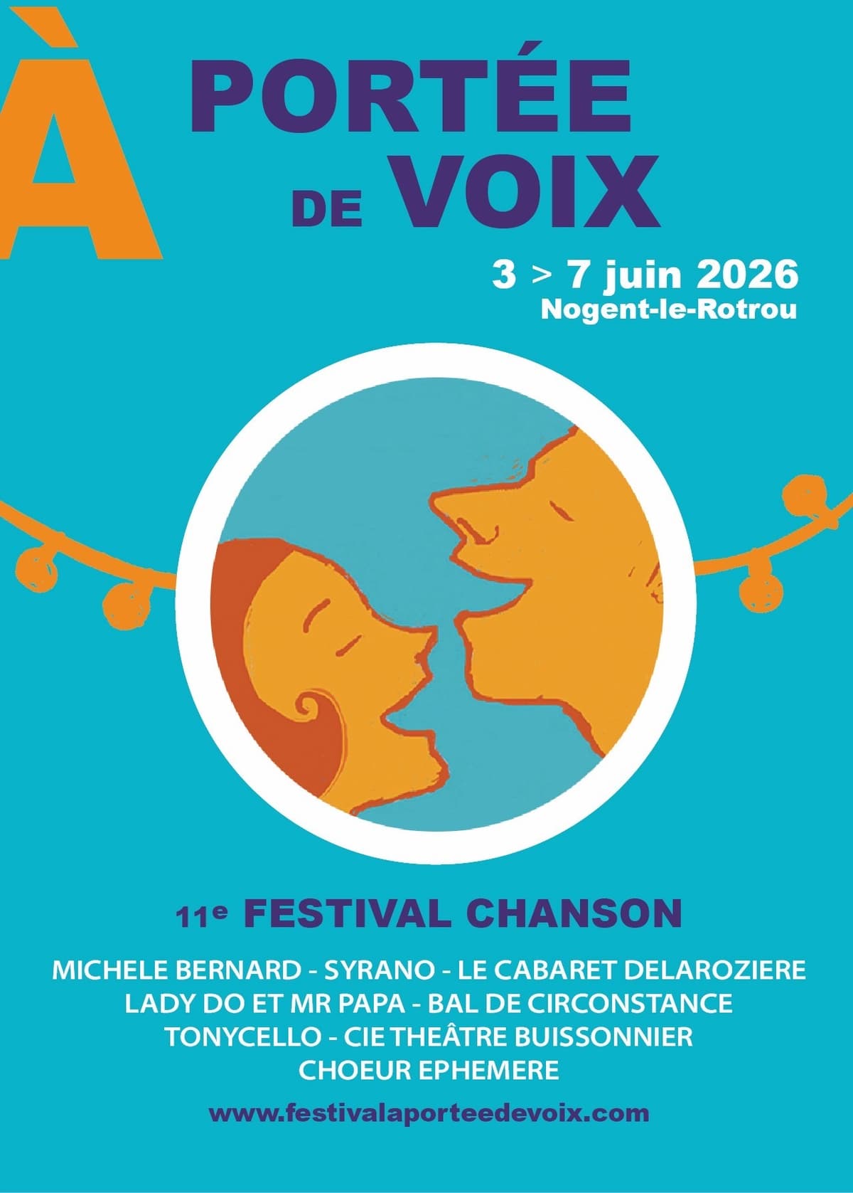 Illustration de l'événement : Festival à Portée de Voix 2026 - Festival Chanson