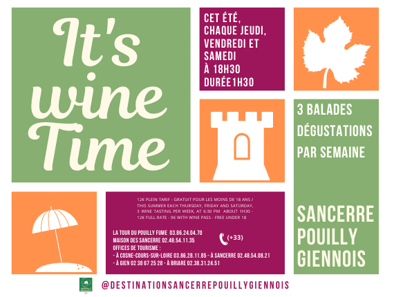 Illustration de l'événement : Balade-dégustation It's Wine Time dans les vignes