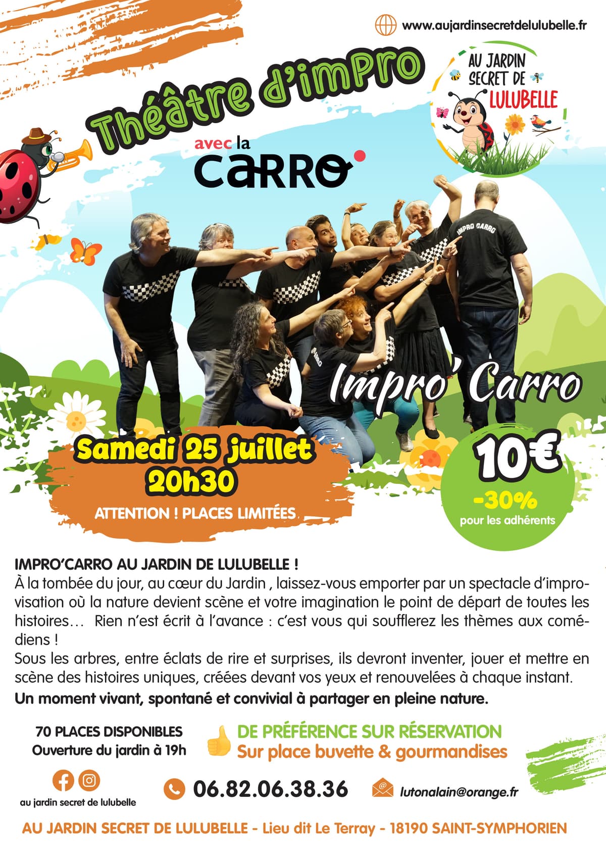 Illustration de l'événement : Théâtre d'impro avec la Carro