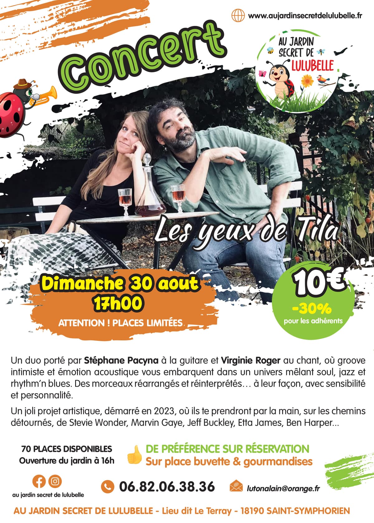 Illustration de l'événement : Concert "les yeux de Tila"