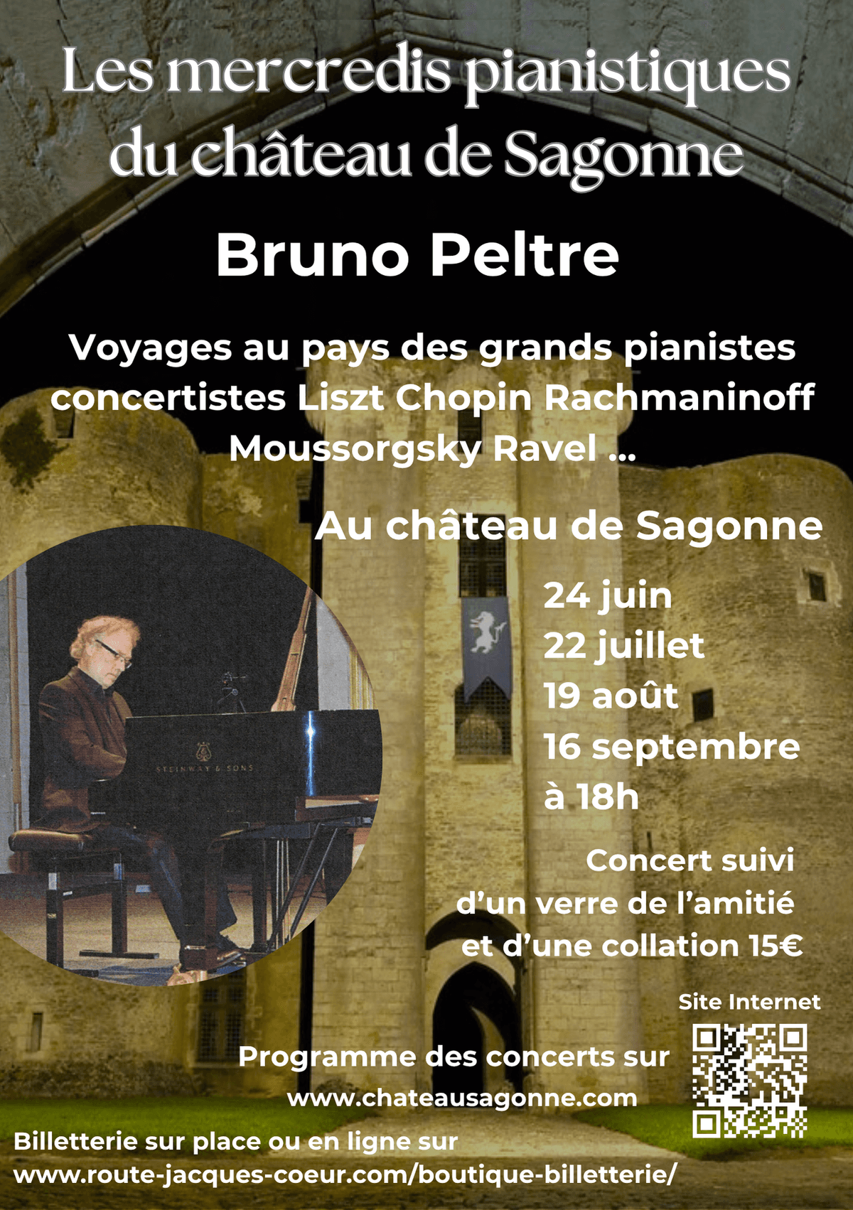Illustration de l'événement : Mecredis pianistiques du château de Sagonne
