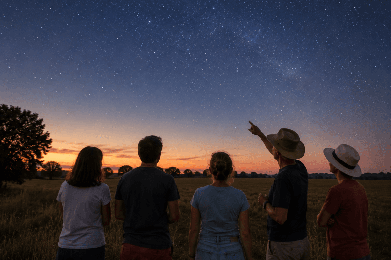 Illustration de l'événement : Soirée astronomie à l'oeil nu