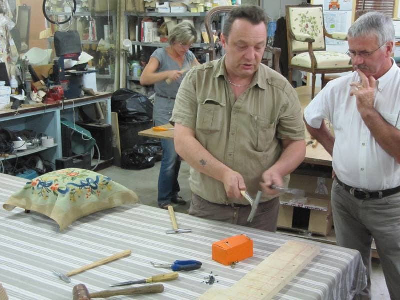 Illustration de l'événement : L'atelier du tapissier