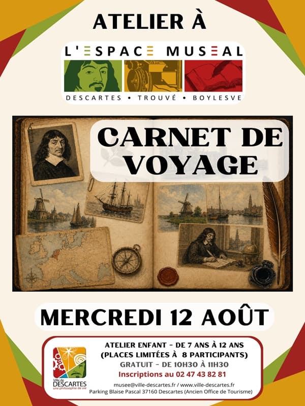 Illustration de l'événement : Atelier " Carnet de voyage "