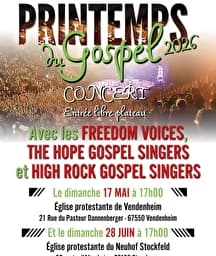 Illustration de l'événement : Printemps du Gospel 2026