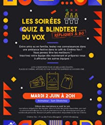 Illustration de l'événement : Les soirées quiz & blindtest du Vox