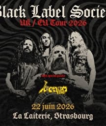 Illustration de l'événement : BLACK LABEL SOCIETY + VENOM INC